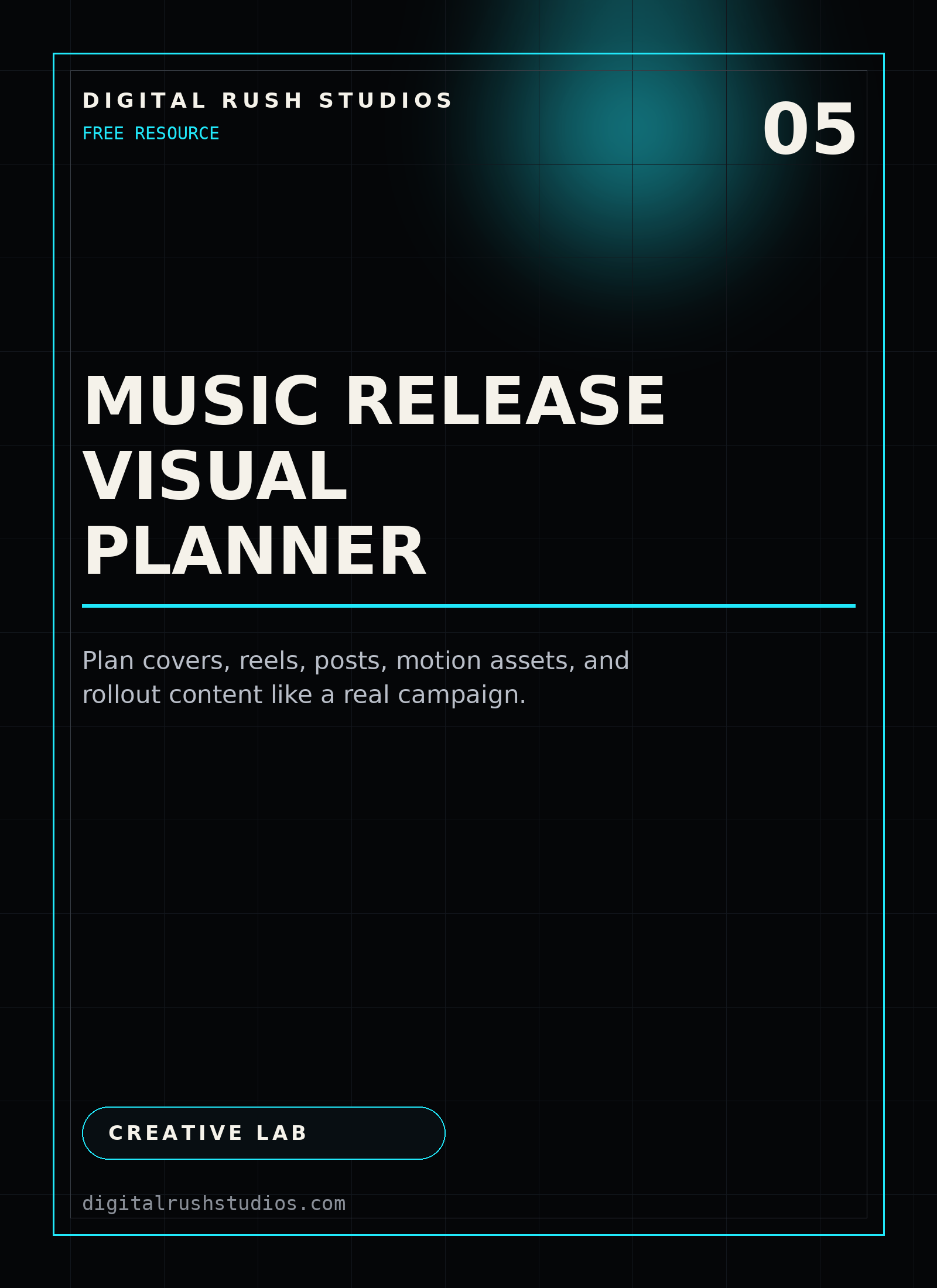 Artist Rollout Visual Planner