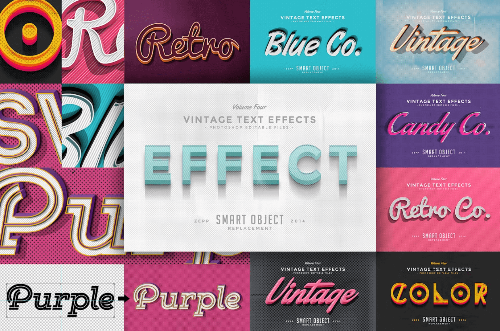 2,500+ Premium Photoshop Text Effects and Styles