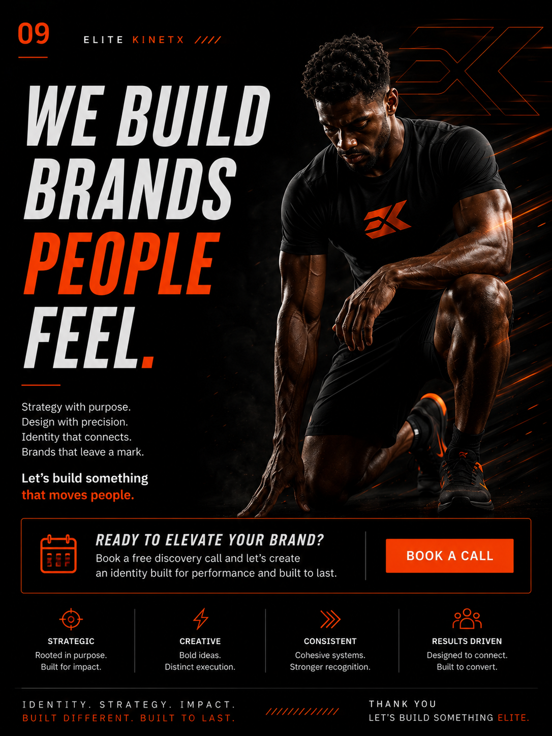 Elite Kinetx brand identity